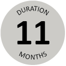 Duration - 11 months