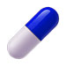 Blue pill emoji